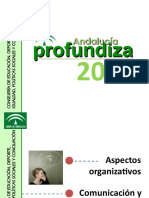 Aspectos Organizativos Andalucia Profundiza - para Tutores 2019