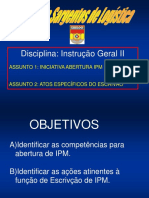 Direito Militar - Grupo 8 - Atos Do Escrivão ATUALIZADO