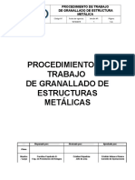 Procedimiento de Granallado de Estructura Metalicas