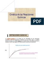 Cinética química: velocidad y factores