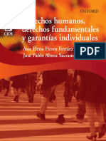 Fierro Ferráez, Ana, Derechos humanos, derechos fundamentales y garantías individuales, Oxford University Press México 2016