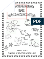 Cuaderno Vacaciones Infantil 5 Años