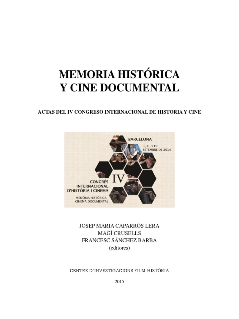 Actas Iv Congreso Internacional de Historia y Cine Documental PDF PDF Caza Películas de terror imagen