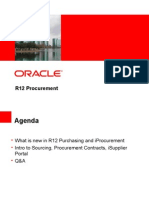 Procurement Enhancements - Oracle