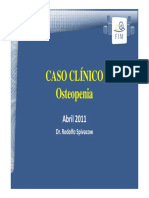 Caso Clinico Osteopenia Spivacow