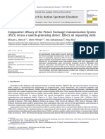 Comparative efficacy of PECS and SGD for developing requesting skills in children with autism