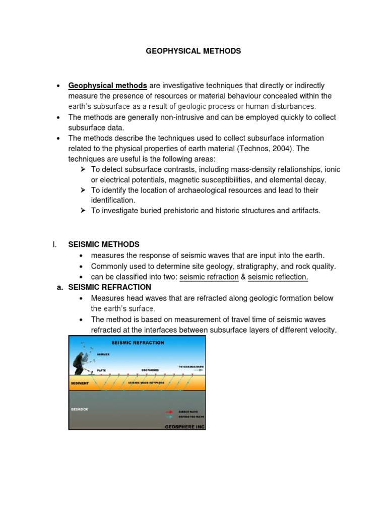 Geophysical Methods Pdf | Méthode Géophysique Exemple – GJDJU