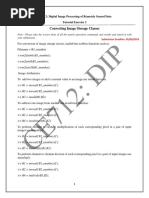 Converting Image Storage Classes: CE-712: Digital Image Processing of Remotely Sensed Data Tutorial Exercise 3