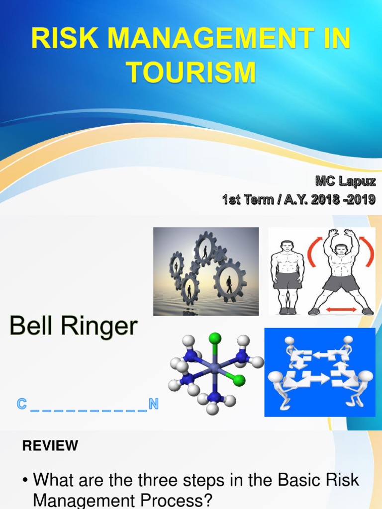 Tourism Risk Management Guide | PDF | Politics | Self-Improvement
