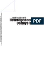 Heterogeneous Catalysis: Introduction To