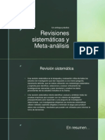 Revisiones Sistemáticas y Meta-Análisis