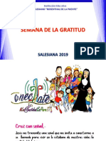 Semana de La Gratitud 2019