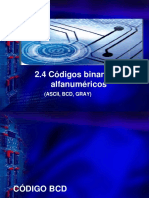 2.4 Códigos Binarios y Alfanuméricos