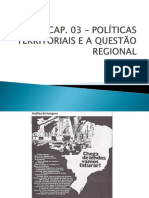 Capítulo 3 _ Brasil_Políticas Territoriais e a Questão Regional