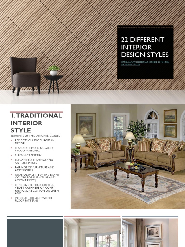 22 Different Interior Design Styles | Download Free PDF | Interior ...