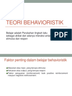 Teori Behavioristik