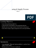 Purchasing & Supply Process: Topic 2