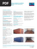 Non-Reefer Container Repair Codes | PDF