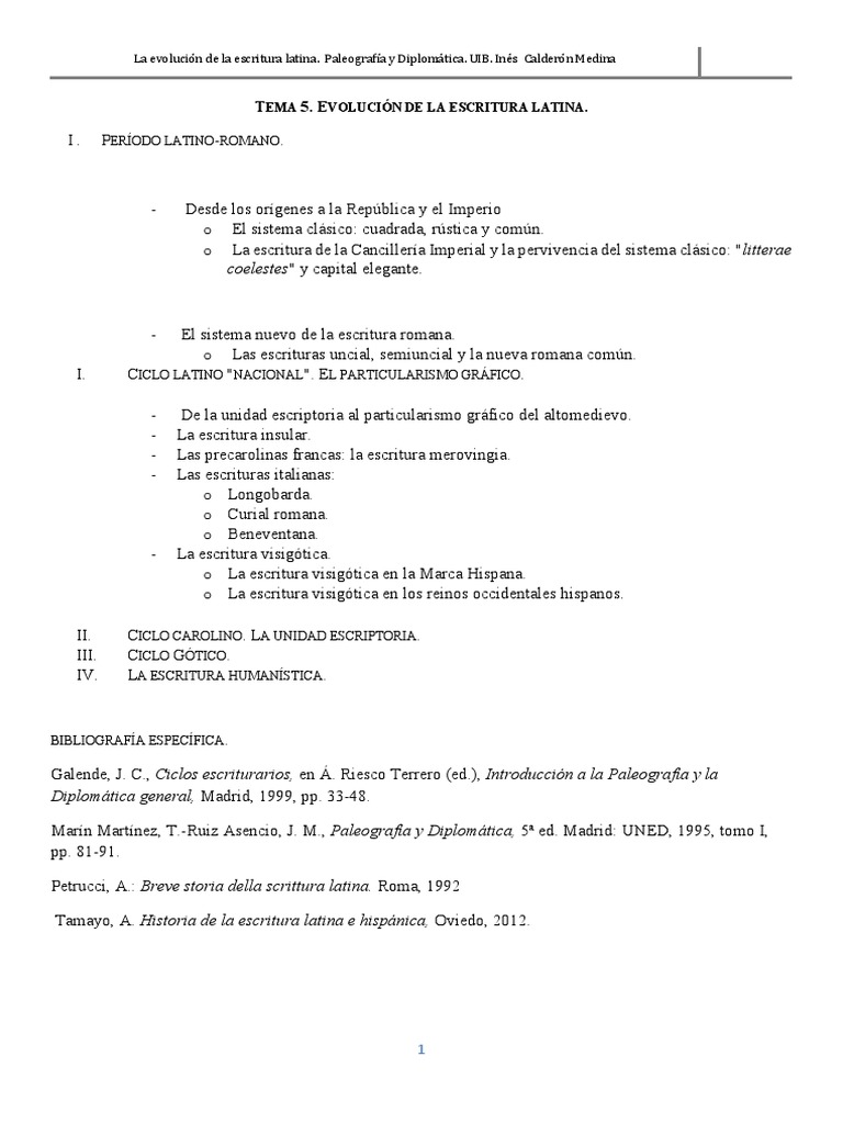 Evolución de la Escritura Latina | PDF | Escritura latina | Caligrafía ...
