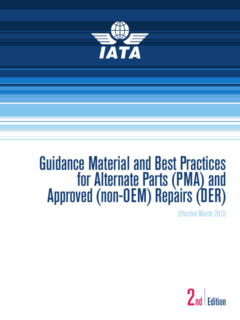 IATA BP-PMA-nonOEM-DER Parts | PDF | Federal Aviation Administration ...