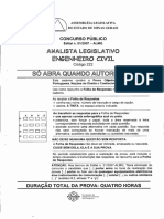 Analista Legislativo Engenheiro Civil Codigo 222 1a Etapa Objetiva