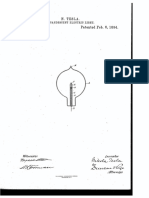 Incandescent Electric Light,: No. 514,170, Patented Feb. 6, 1894
