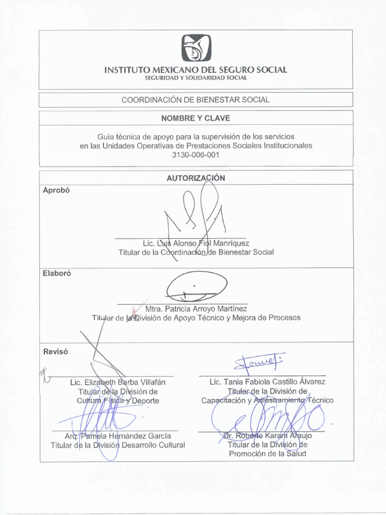 3130 006 001 Guia Tecnica De Apoyo Para La Supervision De Los Servicios En Las Uopsis