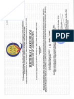 Sertifikat Akreditasi D 4 Teknik Elektromedik