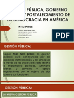 Gestión Pública, Gobierno Abierto y Fortalecimiento De