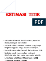 Estimasi Titik PDF