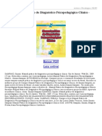 Manual Pratico Do Diagnostico Psicopedagogico Clinico PDF