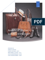 Analysis of Leather Industry