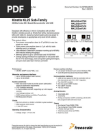 Kinetis KL25 Sub-Family: Freescale Semiconductor, Inc