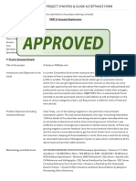 Submission of Project Synopsis & Guide Acceptance Form: PART A: Synopsis Registration I. Student Details