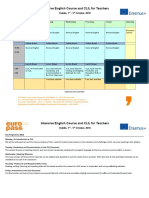 Intensive English Course and CLIL For Teachers: Dublin, 1 - 5 October, 2018