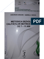 Grigore Dintica Met. Dezv. Cal. M. La Copiii de 7 11 Ani 1 PDF
