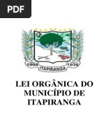 Lei Orgânica do Município de Itapiranga