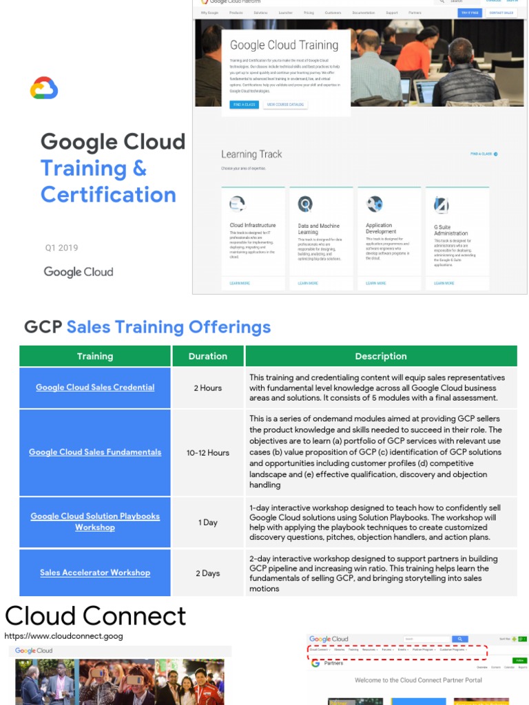 Google Cloud Training And Certification Q1 2019 Pdf Pdf Cloud