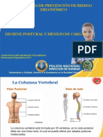 Capacitación Higiene Postural y Manejo de Cargas Ergonomia 