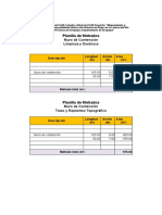 Planilla de Metrados Muro de Contencion