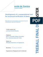 Development of A Computational Tool For Structural Verification of Dams