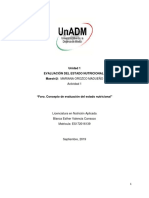 NEEN1 - U1 - A1 - BLVC. Foro. Concepto de Evaluación Del Estado Nutricional