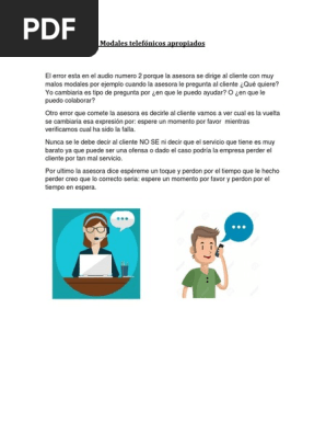Modales Del Telefono Docx