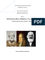 Ontologia de la persona y la relación