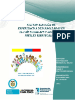 3. Sistematización Experiencias APS Colombia