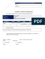 Acta entrega equipos comunicación Quito 2019