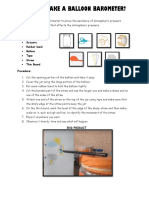 How To Make A Balloon Barometer?: Objectives