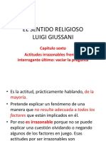 EL SENTIDO RELIGIOSO. Cap. 6 Actitudes Irrazonables