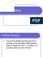 Artificial Feeding