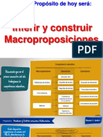 Inferir y Construir Macroproposiciones